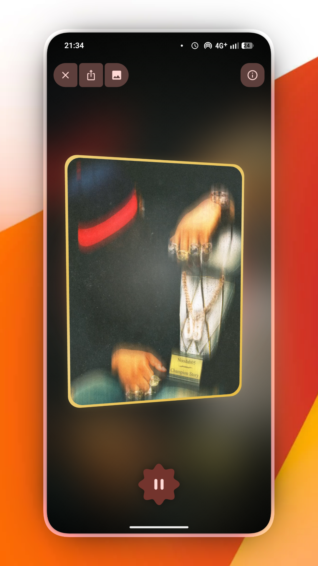 Pochette animée LastStats